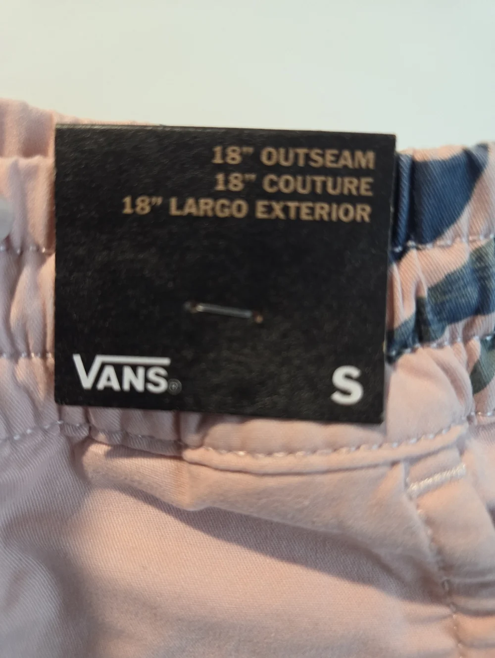 Vans Men Pink Floral Drawstring Shorts Small Nwt - Picture 2 of 6